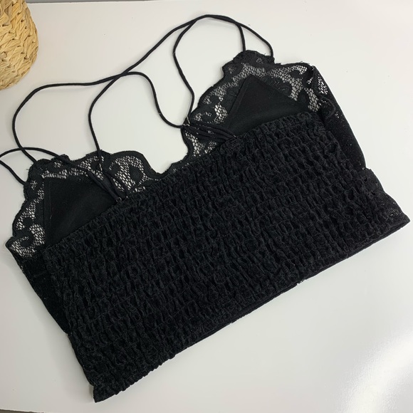 Free People FP One Flocked Velvet Adella Bralette - Picture 3 of 6